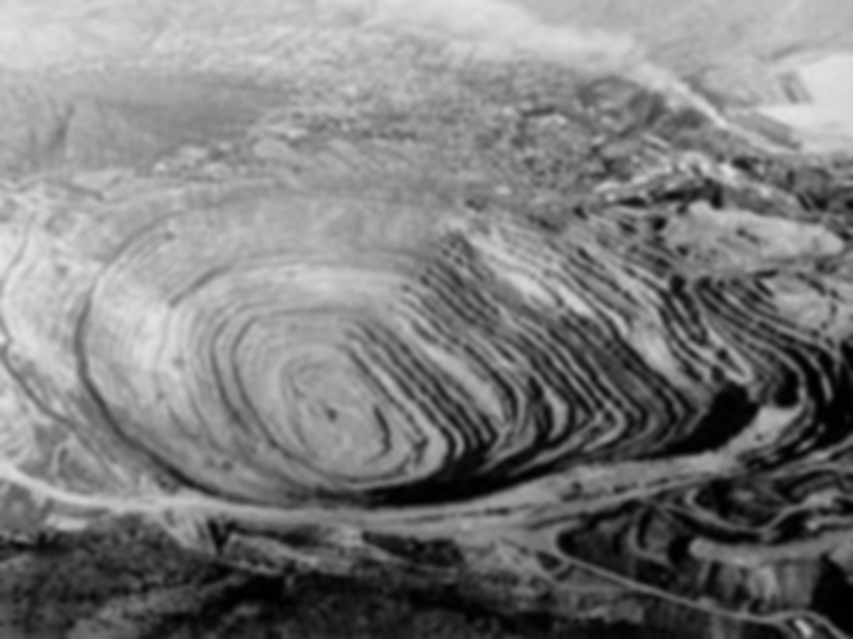 fig. 2 Tagebau Kupfermine in Ajo, Arizona